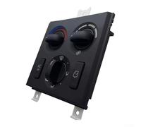 AC Control Unit Panel Combined Switch for Volvo for fm FH Truck, HVAC Climate Control Replacement, OEM 20508582 21318121, Dashboard Heater AC Switch Panel Black Plastic Dash Assembly
