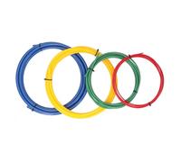 AC Copper Pipe Bender, 4 PCS Air Conditioning Copper Tube Bending Strip 4m PE Plastic Built in Tube Bending Sleeve