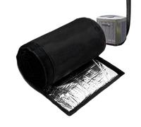 AC Copper Pipe Cover - Line Set Hide, HVAC Tubing Enclosure | Decorative Wall Channel, Outdoor Conduit Shield, Weatherproof Installation Guard, Split System Duct for Heat Pump Air Conditioner