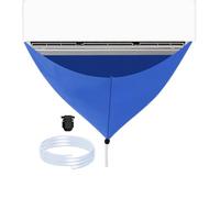 Ac Cover for Outside Unit - Split Washing Bag | Household Air Conditioning Protector Wall Mounted with 78.7 Inches Water Hose for Daily Use Maintenance Indoor Living Room Study Bedroom Kitchen