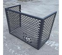 AC Covers for Outside, Aluminum Air Conditioner Covers for Outside, Louver Grille Guardrail Screen, Decorative Privacy Screen(108x78x56cm/42.5x30.7x22in)