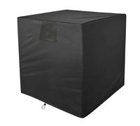 Ac Covers for Winter for Window Units Black Air Conditioner Cover Outdoor with Breathable Holes Waterproof Dustproof Full Coverage 600D Oxford Cloth(61x61x76cm/24x24x30in)
