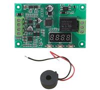 AC Current Detection Module High Accuracy Digital Display 0 30A Current Sensing Board with Relay Output for Power Distribution Cabinet Equipment Monitoring Green PCB