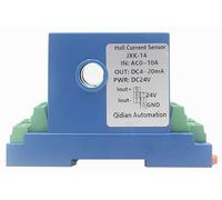 AC/DC 0-150A to 4-20mA 0-10V 0-5V RS485 8mm/12mm Hole High Accuracy Effect Current Transmitter 35mm DIN Rail Current Sensor(0-10V DC Output,DC 0-100A INPUT_HOLE DIAMETER 12MM_DC24V)