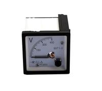 AC/DC 0-450V Analog Panel Voltmeter 99T1-V 48 * 48mm Pointer Type Volt Meter 50V 100V 150V 200V 250V 300V 350V 450V Voltage Tester(AC)