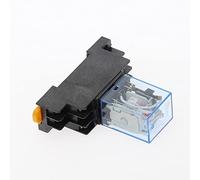 AC/DC 110V 220V 12V 24V Relay Coil General DPDT Micro Mini Electromagnetic Relay Switch with Socket Base LED MY2P HH52P MY2NJ (Size : DC 36V)
