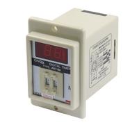 AC/DC 12V 8 Pin 1-99 Minute Digital Timer Time Delay Relay Beige ASY-3D