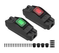 AC/DC 220V Inline Cord Switch, On Off Toggle Switch, Two-Side Entry & Exit Line