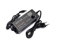 AC DC 220V To 3V 5V 6V 9V 12V 15V 18V 24V Adjustable Power Supply 12V 2A 3A 5A Power Supply Adapter 12 V Volt Adapter (Color : Only Power Adapter, Size : 3V - 12V 5A_EU)