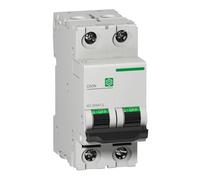 AC DC 2P miniature circuit breaker power distribution protection C60N tripping curve B 1A 2A 3A 4A 6A 10A 13A 16A 20A 415V 10KA(6A)