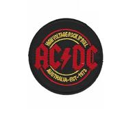 Ac Dc ACDC Australia Est 1973 Patch Badge Embroidered Iron on Applique Patch Accessory