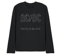 AC/DC ACDC Back in Black Mens Long Sleeve T Shirt
