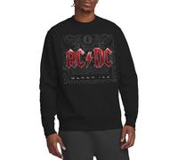 ACDC Black Ice Crew Sweatshirt, Black, Medium