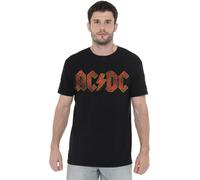 ACDC Hand Drawn Logo Unisex T Shirt, Black, Large