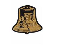 Ac Dc ACDC Hells Bells Patch Badge Embroidered Iron on Applique Patch Accessory