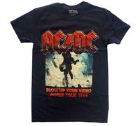 AC/DC ACDC Men's Blow Up Your Video T-Shirt, Black, Xx-Large