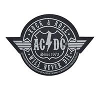 AC/DC ACDC - Patch Aufnäher - Rockn Roll Will Never die (Cutout)
