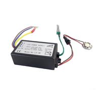 AC DC Adapter for Microscope Lights 100-240V Input Adjustable Brightness Controller for Organic Analysis Shadowless Lamp(LD-1W)