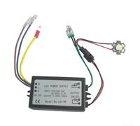 AC DC Adapter for Microscope Lights 100-240V Input Adjustable Brightness Controller for Organic Analysis Shadowless Lamp(LD-0.5W)
