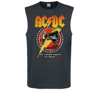AC/DC Amplified Collection - For Those About To Rock Vest charcoal L