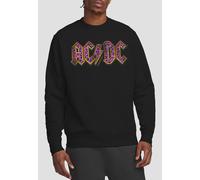 AC/DC Animal Print Crew Sweatshirt, Black | Size: Medium AC/DC Black M