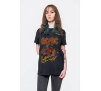 AC/DC Are You Ready Angus Cartoon T-Shirt in Black | Size: Medium AC/DC Black M