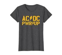 AC/DC are You Ready PWR UP Tour 2025 T-Shirt, Women, Dark Heather Grey, Small