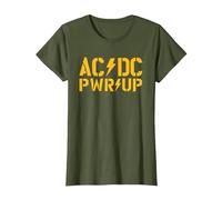 AC/DC are You Ready PWR UP Tour 2025 T-Shirt, Women, Olive Green, 3X-Large