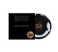 AC/DC - Back In Black: 50th Anniversary - Black & White Marble Colored Vinyl [Vinyl LP] [VINYL]