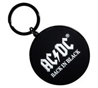 AC/DC Back In Black keyring Keychain AC/DC Black One Size