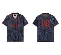 Ac/Dc Back In Black Rock Fc Football Shirt Medium