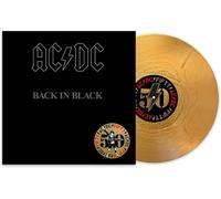 AC/DC Back In Black Vinyl LP Gold Colour 50th Anniversary 2024 NEW
