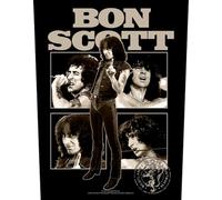 AC/DC Back Patch # 19 Collage Bon Scott 36 x 29 cm, black, One Size