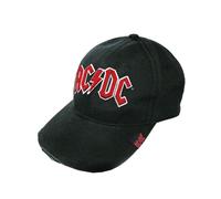 AC/DC Unisex Baseball Cap: Red Logo OFFICIAL NEW
