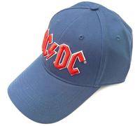 AC/DC Baseball Cap Red Logo new Official Demin Blue Strapback One Size