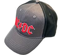 AC/DC Baseball Cap: Red Logo OFFICIAL NEW