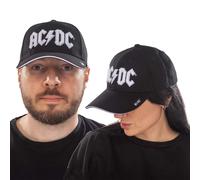 Voltage Band Logo Strapback Baseball Cap AC/DC Black One Size