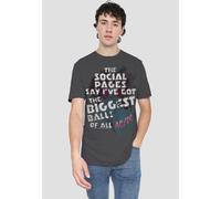 AC/DC Big Balls-Adult Heather, Black AC/DC Charcoal XL