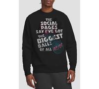 AC/DC Big Balls Crew Sweatshirt, Black | Size: 2XL AC/DC Black 2XL