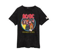 AC/DC Black Band Members Short Sleeved T-Shirt Mens