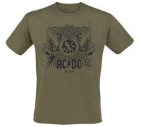 AC/DC Black Ice T-Shirt olive XL