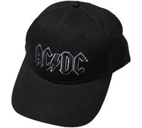 AC/DC 'Black Logo' (Black) Baseball Cap NEW OFFICIAL