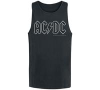 AC/DC Black Logo Tank top black S