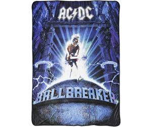 AC/DC Blanket Ballbreaker 150 x 200 cm Coral Fleece Cuddly Blanket ACDC Sofa Blanket Music Band Rock Band Fan Item Warm Soft Fluffy Gift Oeko-Tex