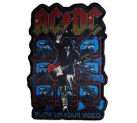 AC/DC Blow Up Your Video Cut Out Woven Patch One Size
