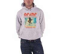 AC/DC Blow Up Your Video Hoodie in Grey | Size: XL AC/DC Grey XL