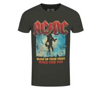 AC/DC Blow Up Your Video Mens Green T-Shirt
