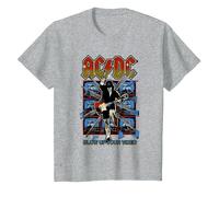 AC/DC Blow Up Your Video Retro Graphic T-Shirt, Youth, Heather Grey, Large