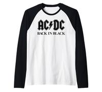 AC/DC - Bold Black Raglan Baseball Tee