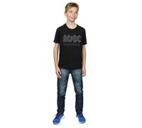 AC/DC Boy's Back In Black Cotton T-Shirt | Size: 12-13 Years AC/DC Black 12-13 Years